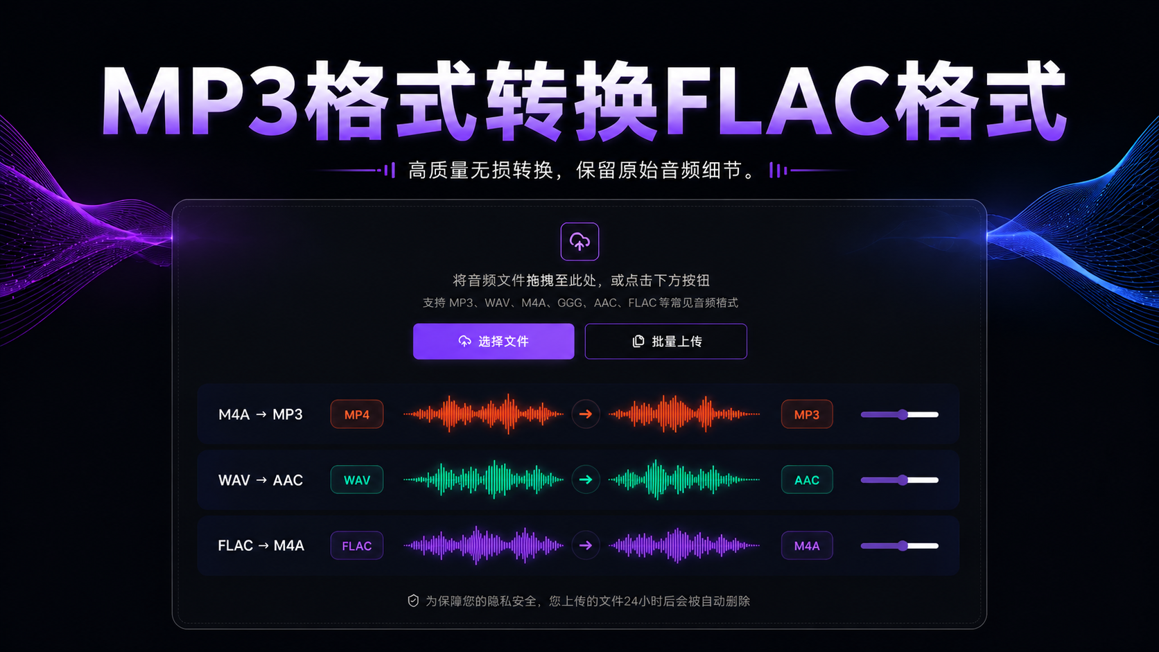 mp3格式怎么转换成flac格式?格式转换小技巧