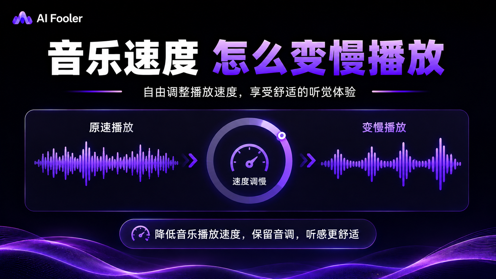 音乐速度怎么变慢?音频变速的步骤
