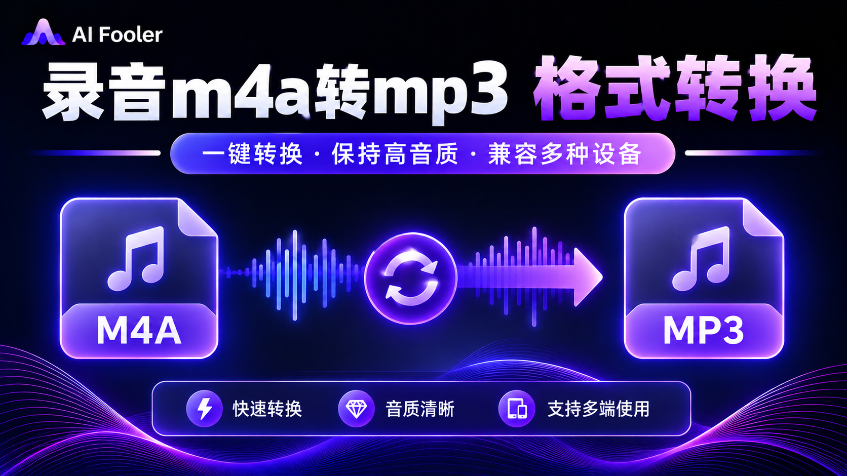 手机录音m4a转mp3怎么转?录音格式转换方法
